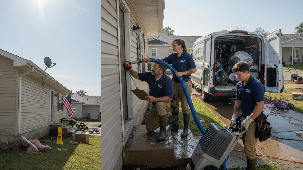 Ceiling Water Damage Restoration in Polk, PA near me